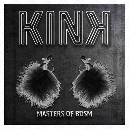 KINK - PÉŘOVÁ SVORKA NA BRADAVKY ČERNÁ 7 CM