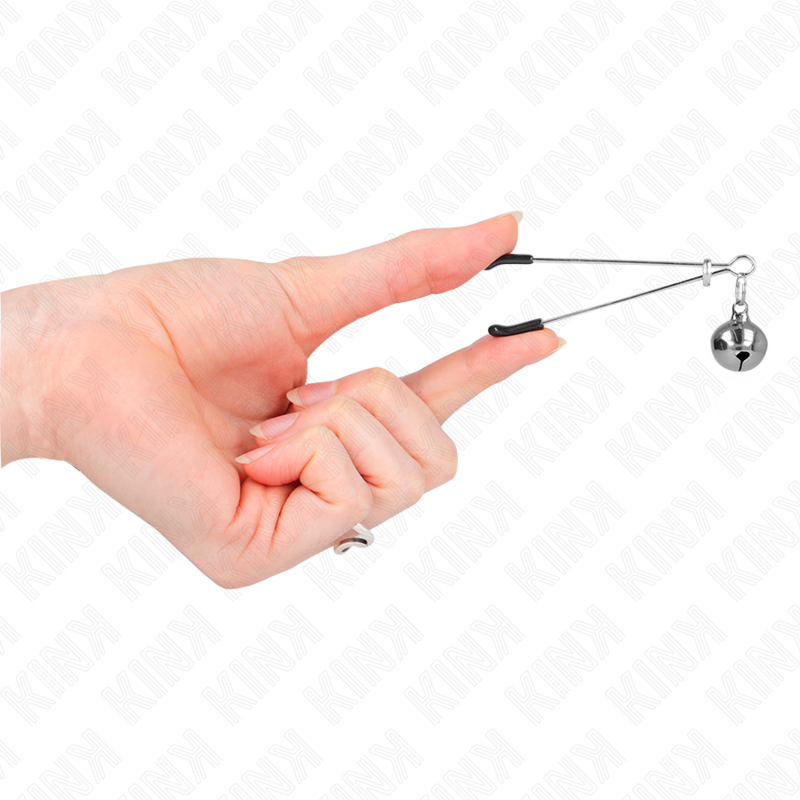 KINK - TENKÉ STŘÍBRNÉ SVĚRKY NA BRADAVKY VE ZVONČICÍM FORMÁTEM 7 CM