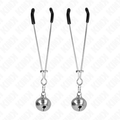 KINK - TENKÉ STŘÍBRNÉ SVĚRKY NA BRADAVKY VE ZVONČICÍM FORMÁTEM 7 CM