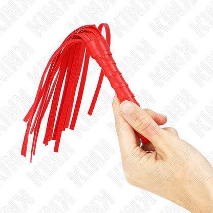 KINK - JEDNODUCHÝ MINI ČERVENÝ BIČ 28 CM