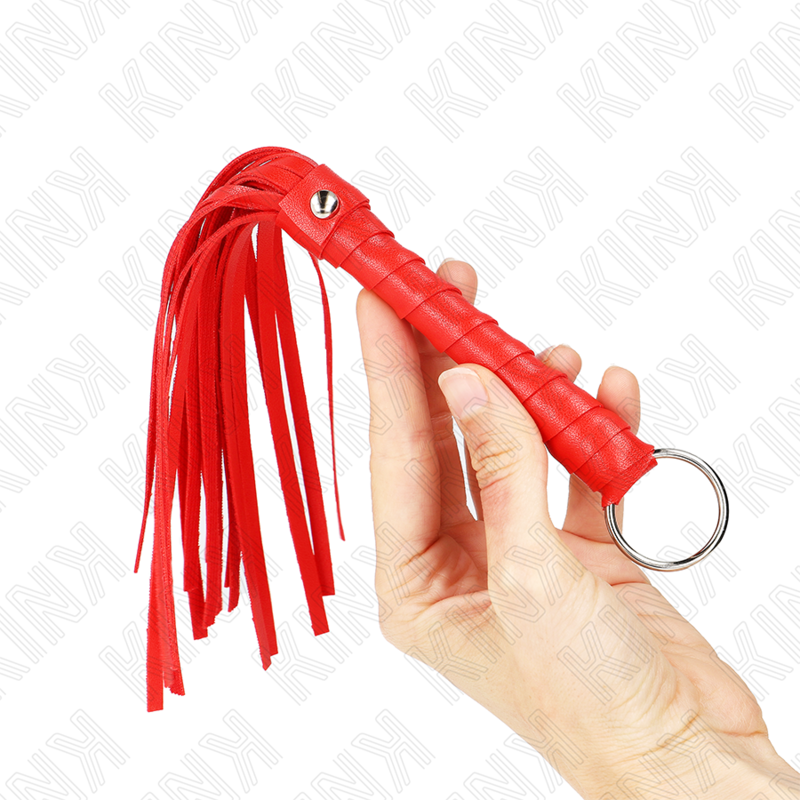 KINK - JEDNODUCHÝ MINI ČERVENÝ BIČ 28 CM