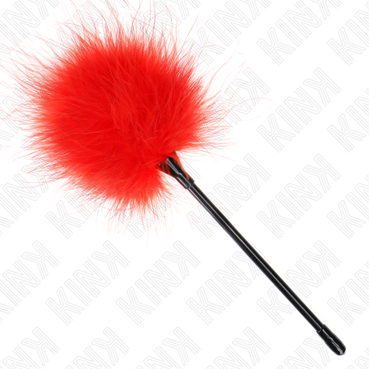 KINK - ČERVENÉ LEMCHATÍCÍ PÍRKA POUŽITÉ PRO SADU NA BONDÁŽ 27 CM