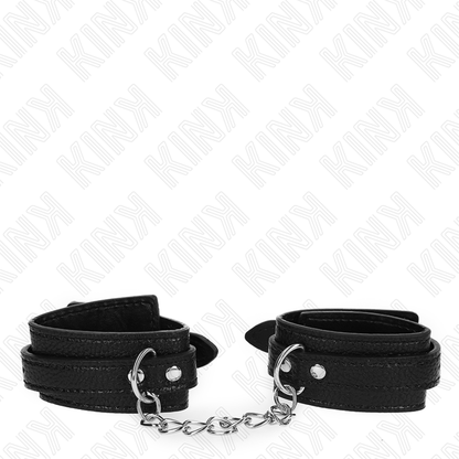 KINK - PÁSKY NA ZÁPĚSTÍ S HADIÍM VZOREM, ČERNÉ, NASTAVITELNÉ 20-28 CM X 5,4 CM