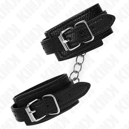 KINK - PÁSKY NA ZÁPĚSTÍ S HADIÍM VZOREM, ČERNÉ, NASTAVITELNÉ 20-28 CM X 5,4 CM