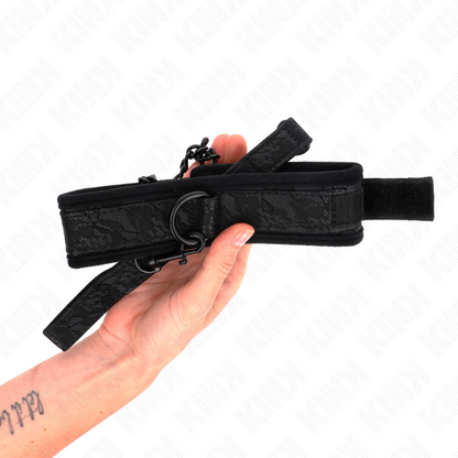 KINK - ZÁKLADNÍ MODEL OBOJKU S VODÍTKEM 77 CM MODEL 5 NASTAVITELNÝ 34-54 CM X 5 CM