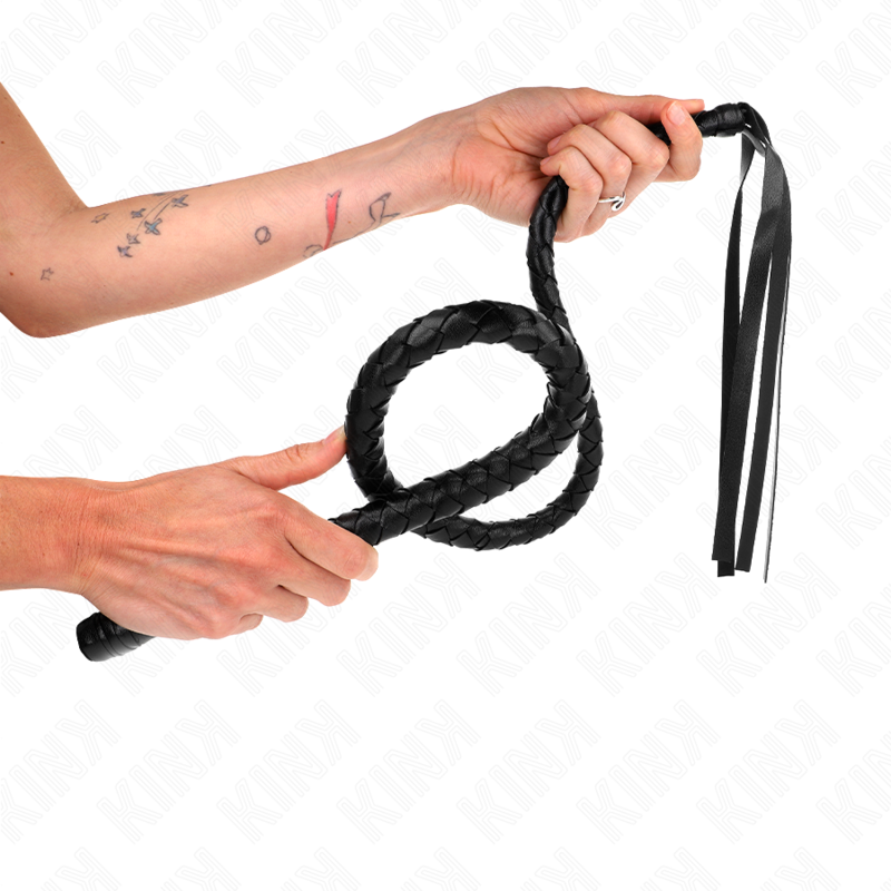 KINK - DLOUHÝ BIČ S KORÁLKY 110 CM