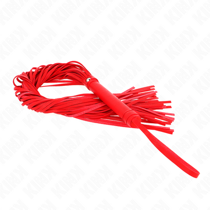 KINK - ČERVENÝ MĚKKÝ PVC BIČ 70 CM