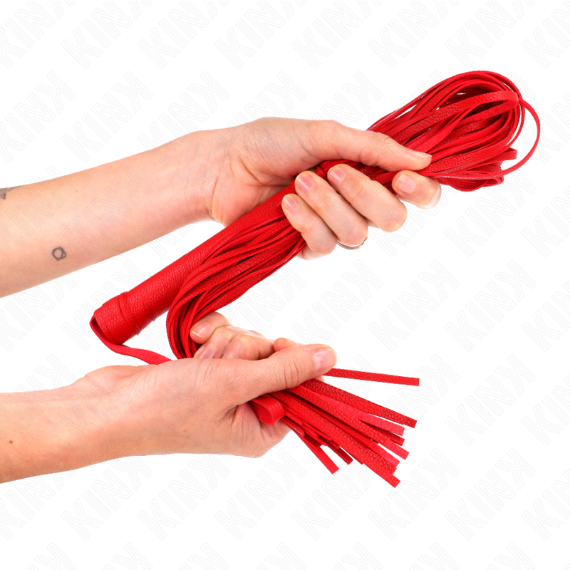 KINK - ČERVENÝ MĚKKÝ PVC BIČ 70 CM