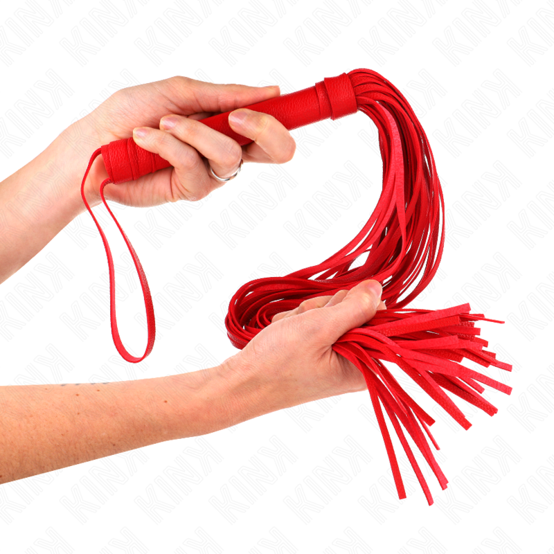 KINK - ČERVENÝ MĚKKÝ PVC BIČ 70 CM