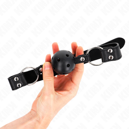 KINK - PRODYŠNÝ RUBÍK 4 CM S DVOJITÝM NÝTEM MODEL 1 ČERNÝ 62,5 x 2,5 CM NASTAVITELNÝ 42-58 CM