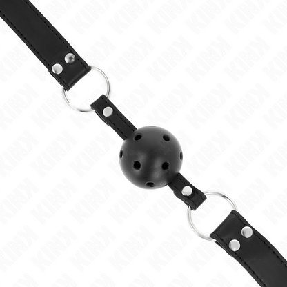 KINK - PRODYŠNÝ RUBÍK 4 CM S DVOJITÝM NÝTEM MODEL 1 ČERNÝ 62,5 x 2,5 CM NASTAVITELNÝ 42-58 CM