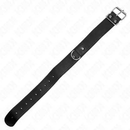 KINK - NÁHRDELNÍK S PÁSKEM 116 CM ČERNÝ NASTAVITELNÝ ŘEMÍNEK 32-50 CM X 8 CM