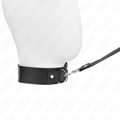 KINK - NÁHRDELNÍK S PÁSKEM 116 CM ČERNÝ NASTAVITELNÝ ŘEMÍNEK 32-50 CM X 8 CM