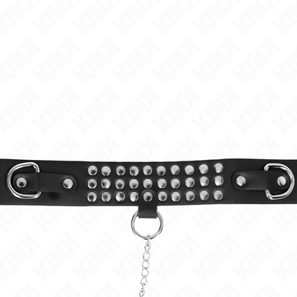 KINK - NÁHRDELNÍK S ŘEMÍNKEM 65 CM S LESKLÝM NASTAVITELNÝM 37-42 CM X 5,3 CM