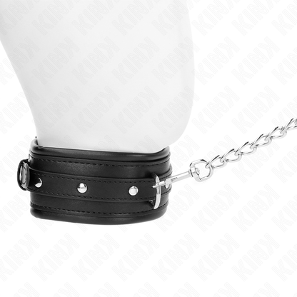 KINK - NÁHRDELNÍK S LESKLÝM PÁSKEM S PŘEZKOU 65 CM 48,5 CM X 5,3 CM