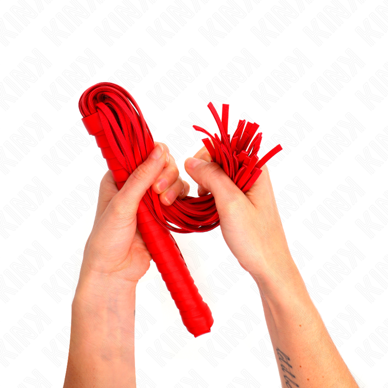 KINK - BIČ S ČERVENOU TEXTUROVANOU RUKOJEŤÍ 48,5 CM