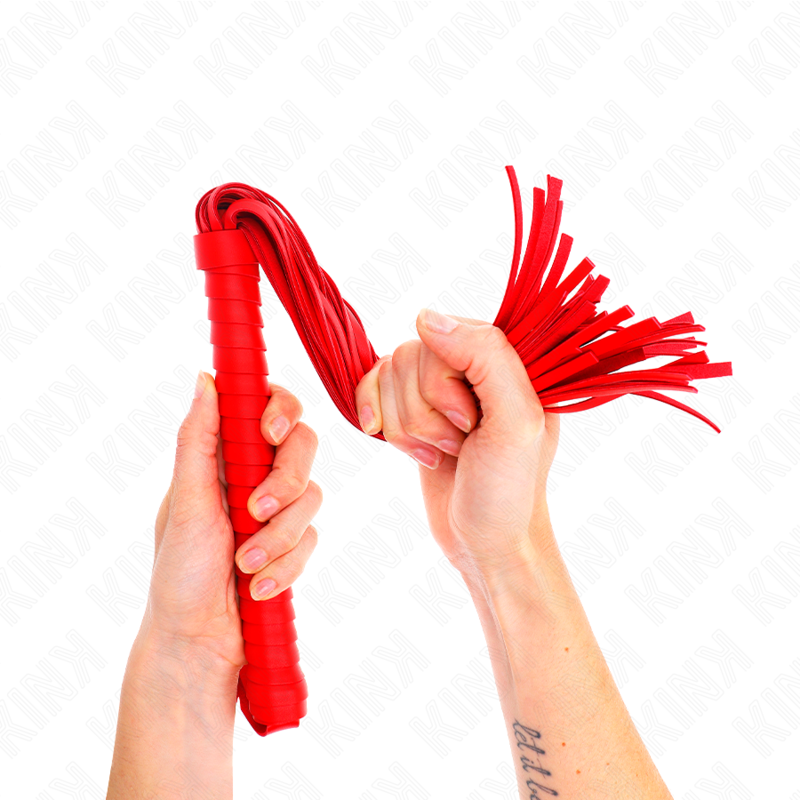 KINK - BIČ S ČERVENOU TEXTUROVANOU RUKOJEŤÍ 48,5 CM