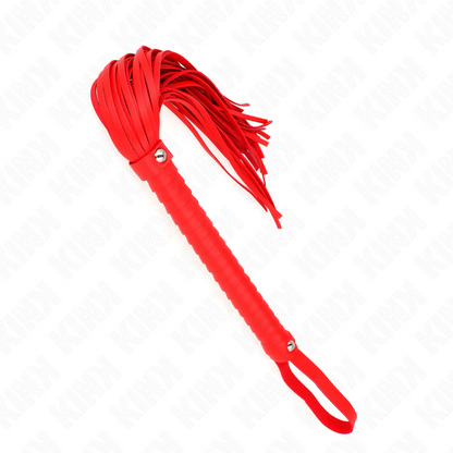 KINK - BIČ S ČERVENOU TEXTUROVANOU RUKOJEŤÍ 48,5 CM