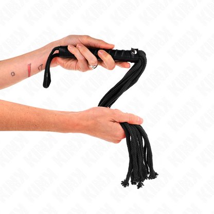 KINK - ČERNÝ LANOVÝ BIČ 56 CM