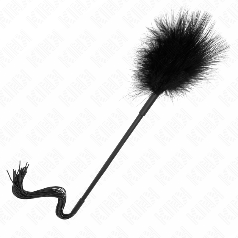 KINK - SILIKONOVÝ BIČ S PÍRKY NA LECHTÁNÍ 47 CM