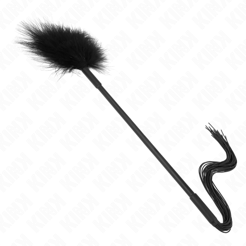 KINK - SILIKONOVÝ BIČ S PÍRKY NA LECHTÁNÍ 47 CM