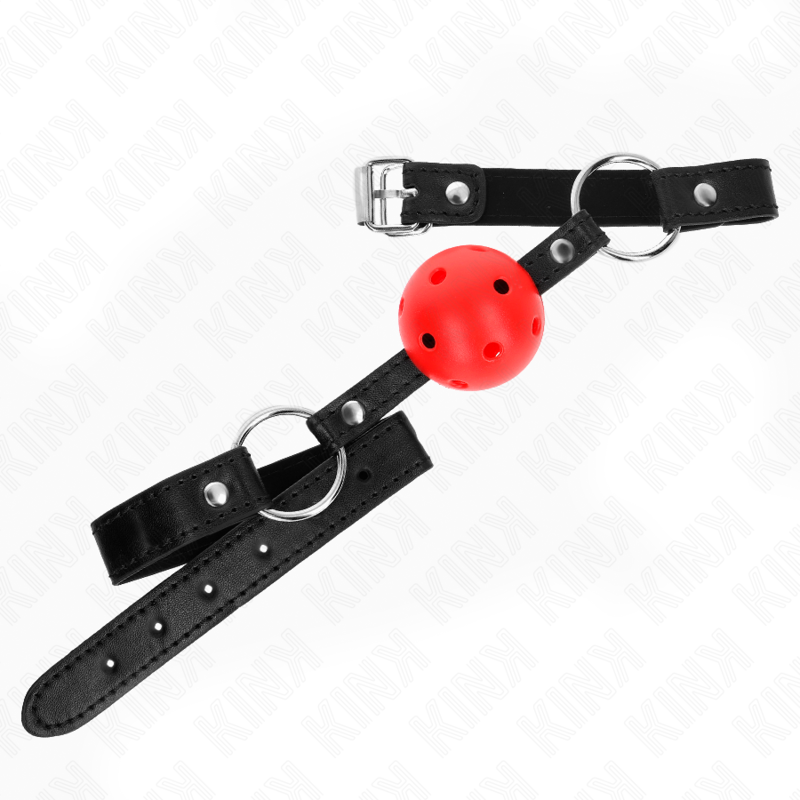 KINK - DUTÁ TVRDÁ ČERVENÁ KOULE 4,5 CM RUBÍK MODEL 1 63,5 X 2 CM