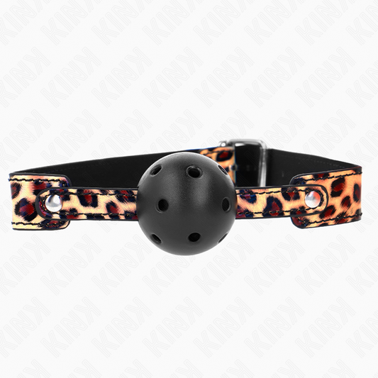 KINK - LEOPARDÍ PRODYŠNÝ KOULEČ 4,5 CM RÚBÍK 65 x 2,5 CM