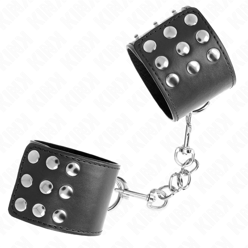 KINK - PÁSKY NA ZÁPĚSTÍ S PÁSKEM, ČERNÉ, NASTAVITELNÉ 19-24 CM X 5,5 CM