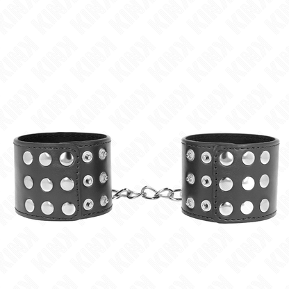 KINK - PÁSKY NA ZÁPĚSTÍ S PÁSKEM, ČERNÉ, NASTAVITELNÉ 19-24 CM X 5,5 CM