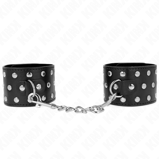 KINK - PÁSKY NA ZÁPĚSTÍ PUNK NASTAVITELNÉ 19-24 CM X 5,5 CM