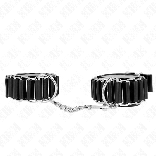 KINK - TENKÉ PÁSTY NA ZÁPĚSTÍ, ČERNÉ, NASTAVITELNÉ 16-22 CM X 3,5 CM