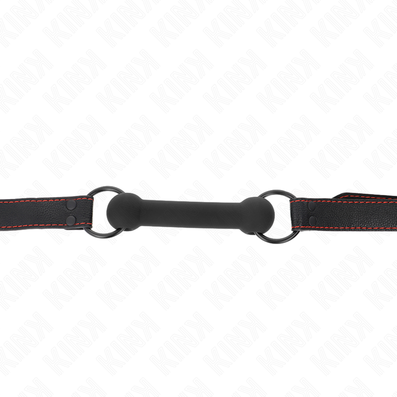 KINK - RUBÍK S KOSTÍ S KOŽENKOVÝM ŘEMÍNKEM, ČERNÝ, NASTAVITELNÝ 41-57 CM