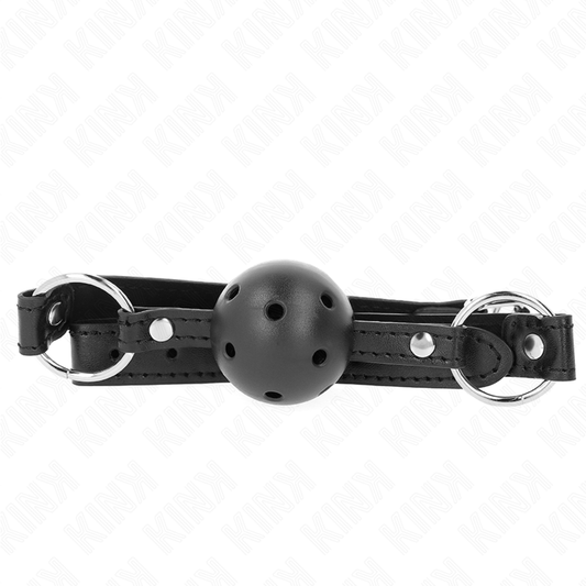 KINK - DUTÁ TVRDÁ ČERNÁ KOULE 4,5 CM RUBÍK MODEL 1 63,5 X 2 CM