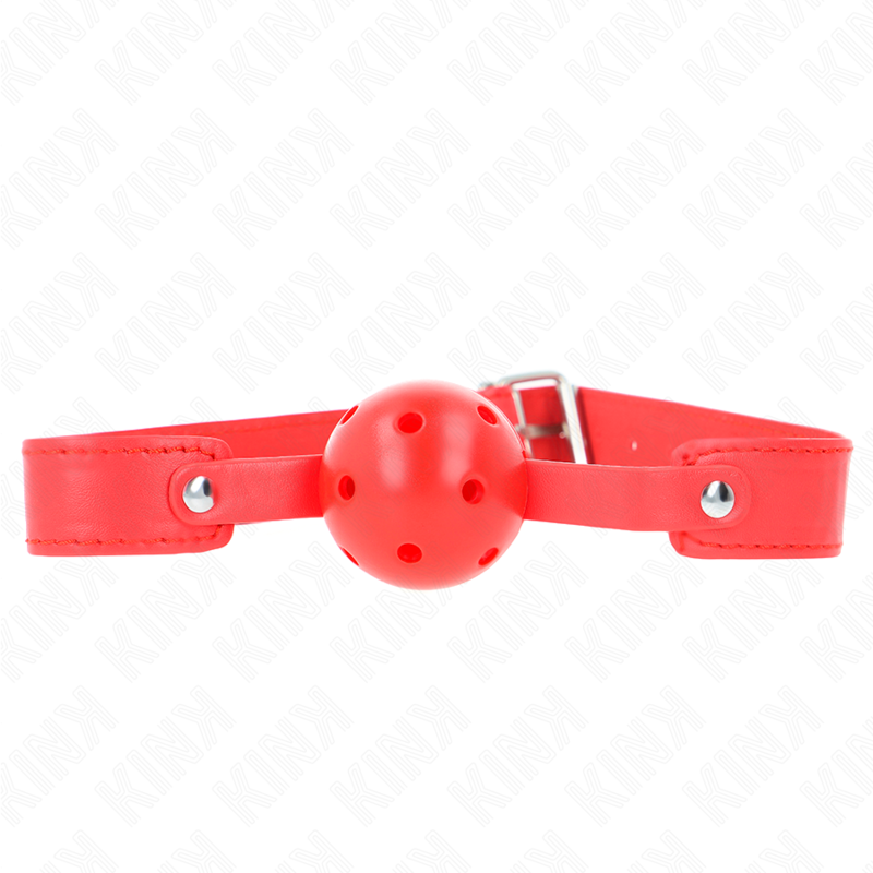 KINK - ČERVENÝ PRODYŠNÝ KOULEČ 4,5 CM ROUBÍK 65 x 2,5 CM