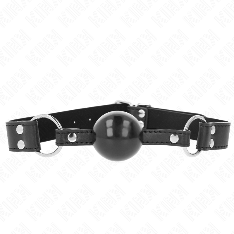 KINK - MĚKKÝ A PEVNÝ RUBÍK S KULIČKOU 4 CM S KOŽENKOVÝM PÁSKEM 62 x 2,5 CM NASTAVITELNÝ 42-58 CM