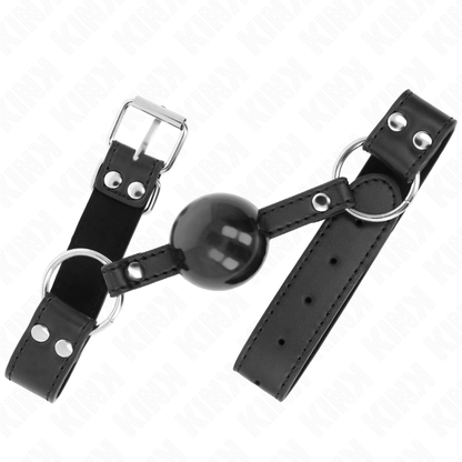 KINK - MĚKKÝ A PEVNÝ RUBÍK S KULIČKOU 4 CM S KOŽENKOVÝM PÁSKEM 62 x 2,5 CM NASTAVITELNÝ 42-58 CM