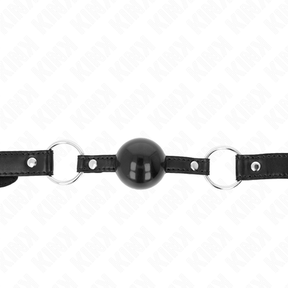 KINK - ČERNÁ TPE KOULE 4 CM RUBÍK 60 x 2 CM