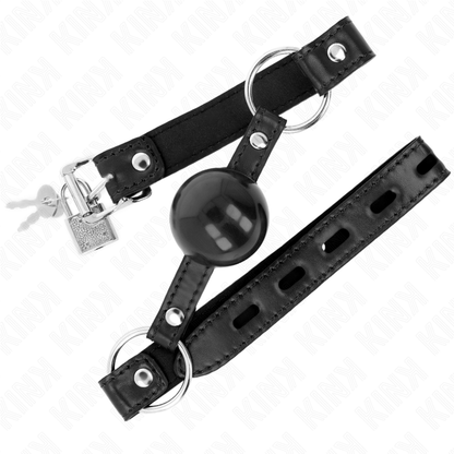 KINK - ČERNÁ TPE KOULE 4 CM RUBÍK 60 x 2 CM