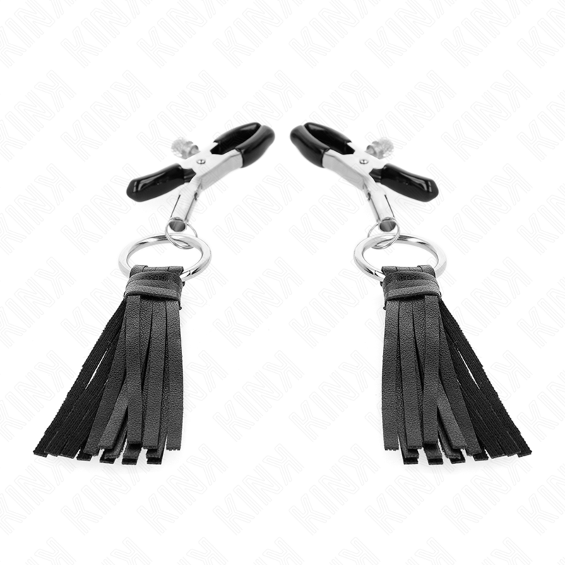 KINK - KOŽENKOVÉ SVĚRKY NA BRADAVKY S TASSELLE 6 CM