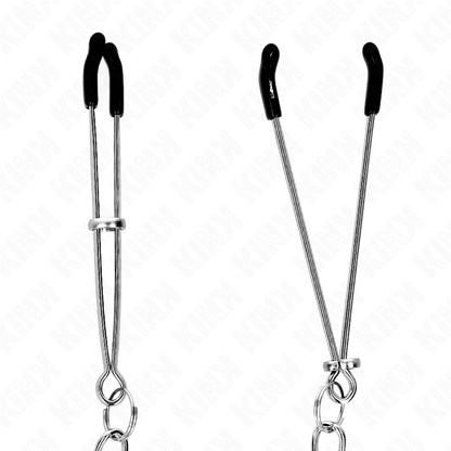 KINK - TENKÉ SVĚRKY NA BRADAVKY S TLUSTÝM ŘETÍZKEM 30 CM
