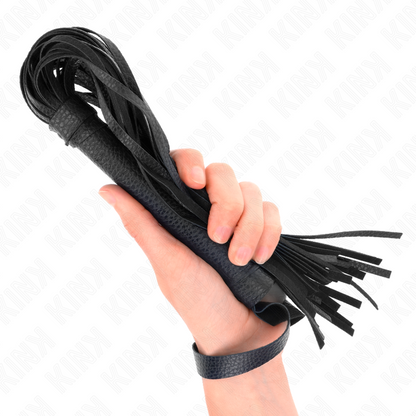 KINK - TMAVĚ MODRÝ KORÁLKOVÝ BIČ 43,5 CM