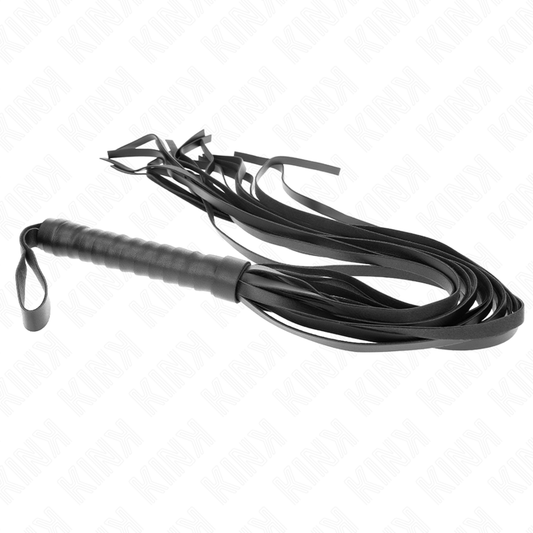 KINK - BIČ S KRÁTKOU RUKOJEŤÍ A DLOUHÝM OCASEM, ČERNÁ, 70 CM