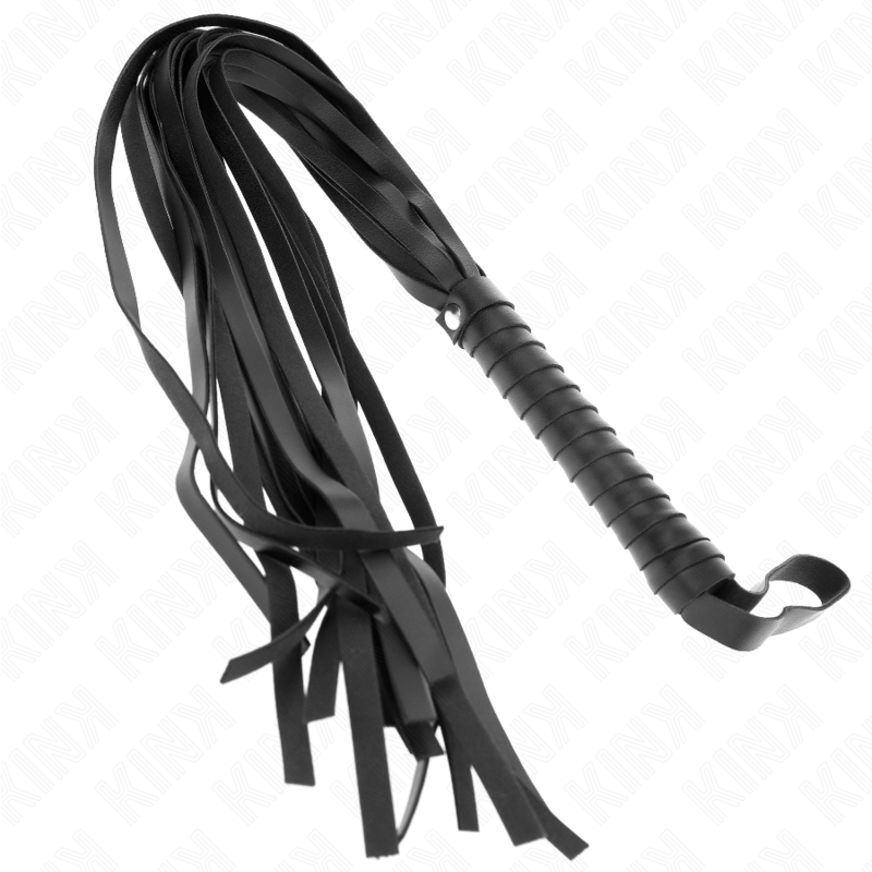KINK - BIČ S KRÁTKOU RUKOJEŤÍ A DLOUHÝM OCASEM, ČERNÁ, 70 CM