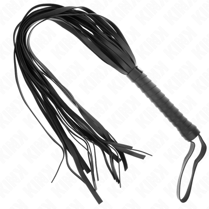 KINK - BIČ S KRÁTKOU RUKOJEŤÍ A DLOUHÝM OCASEM, ČERNÁ, 70 CM