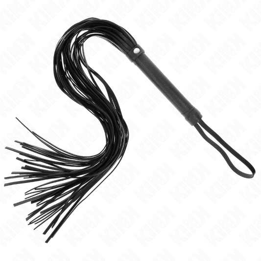 KINK - ČERNÝ MĚKKÝ PVC BIČ 70 CM