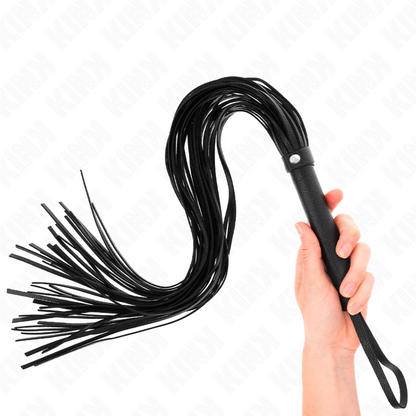 KINK - ČERNÝ MĚKKÝ PVC BIČ 70 CM