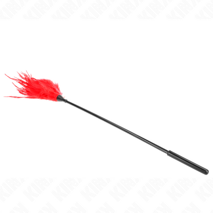KINK - VÍCE ČERVENÉHO LEMCHATÉHO PÍRKA 45 CM