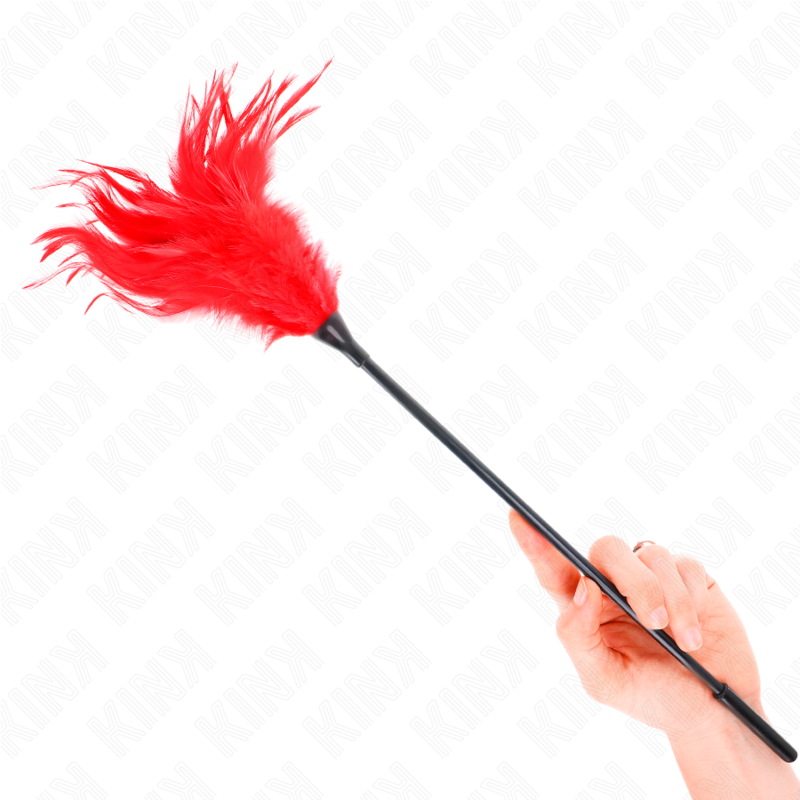 KINK - VÍCE ČERVENÉHO LEMCHATÉHO PÍRKA 45 CM
