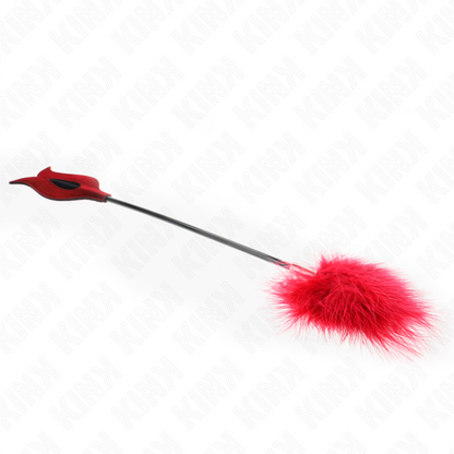KINK - LEMCHATÍCÍ PÍRKA S RŮŽOVÝM PLÁTKEM 8 CM