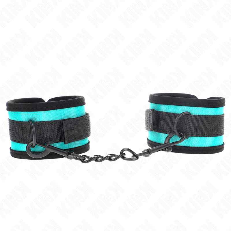 KINK - NYLONOVÉ ZÁPĚSTNÍ POVLAKY SE ZIPEM NA SUCHÝ ZIP, ČERNOMODRO, NASTAVITELNÉ 18-32 CM X 5 CM